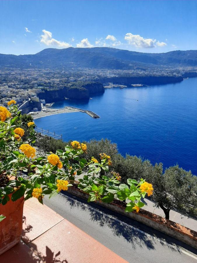 Bella Vista House-Sorrento Coast - Free Parking-Solarium Apartment Vico Equense Exterior photo